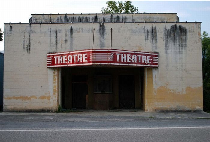 Abandoned theater, United States