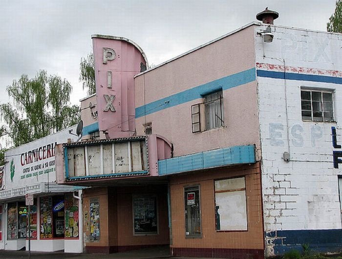 Abandoned theater, United States