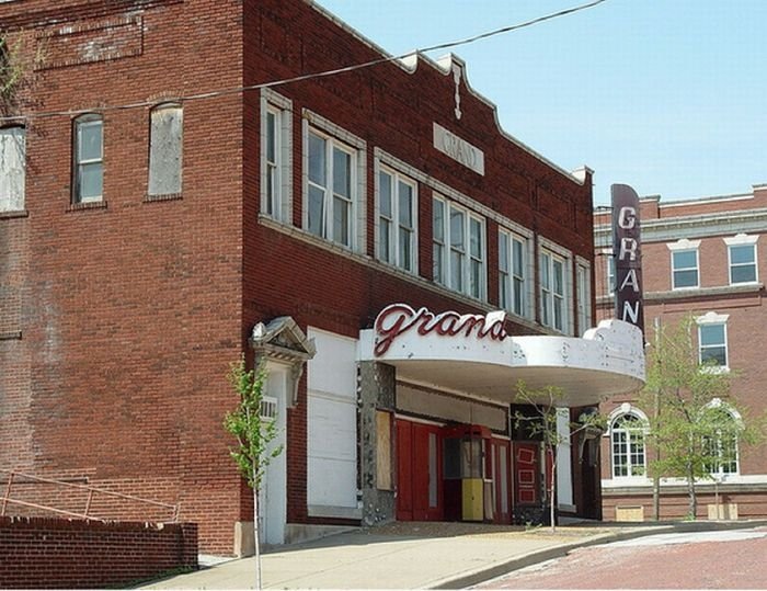 Abandoned theater, United States