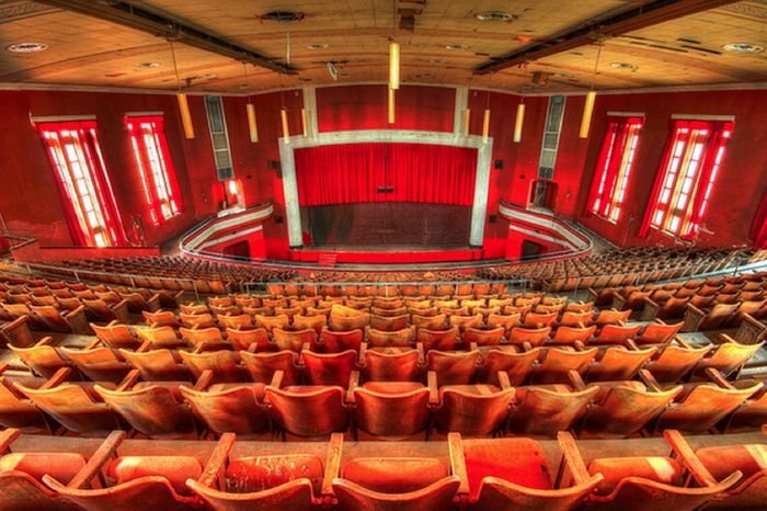 Abandoned theater, United States