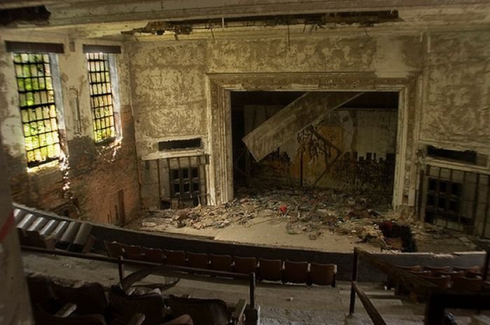 Abandoned theater, United States