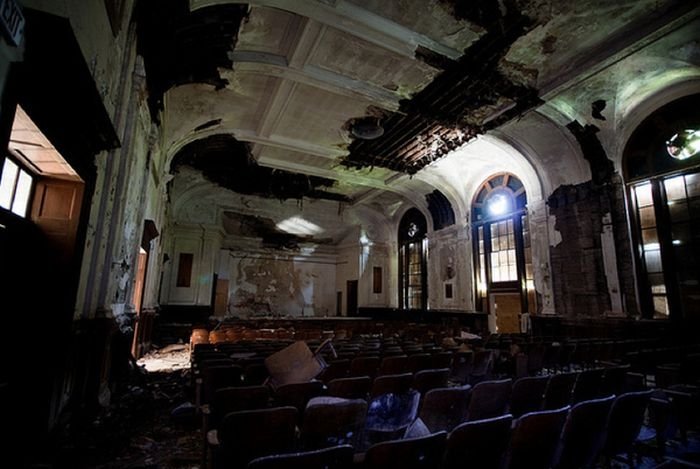 Abandoned theater, United States