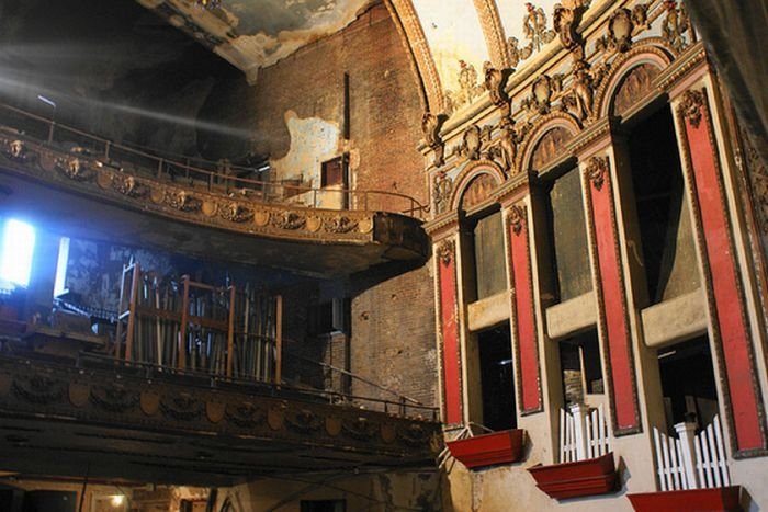 Abandoned theater, United States