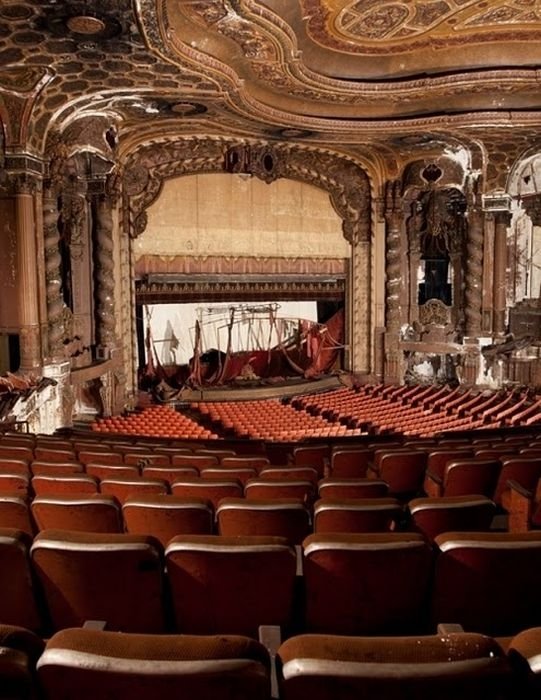 Abandoned theater, United States