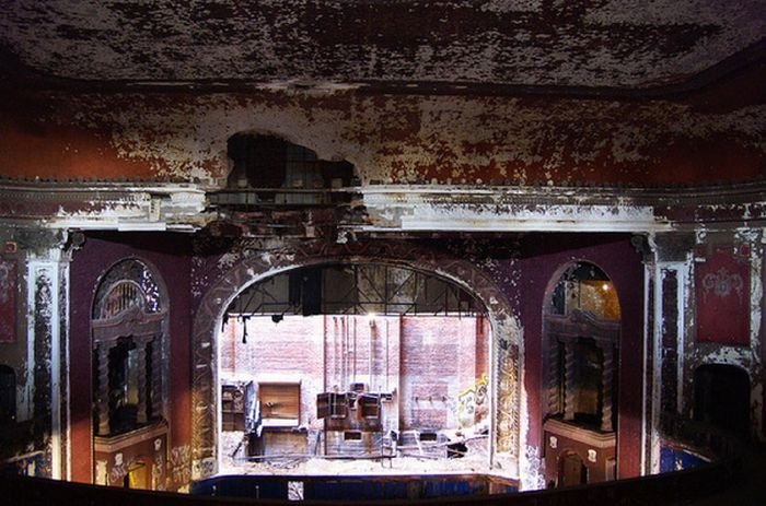 Abandoned theater, United States