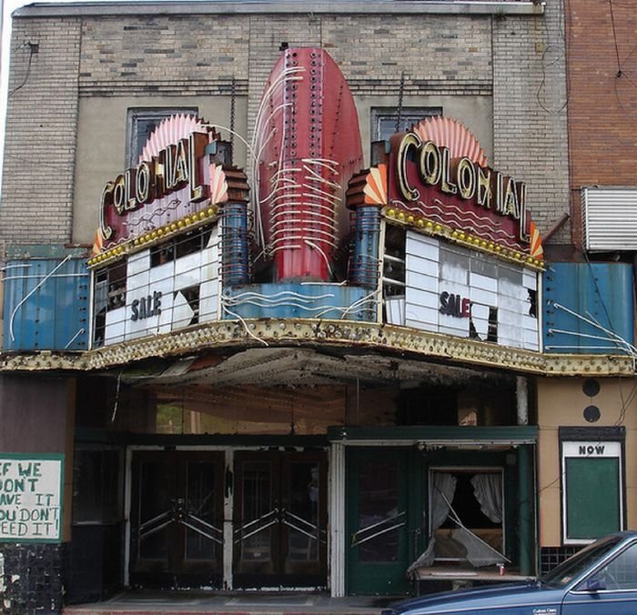 Abandoned theater, United States