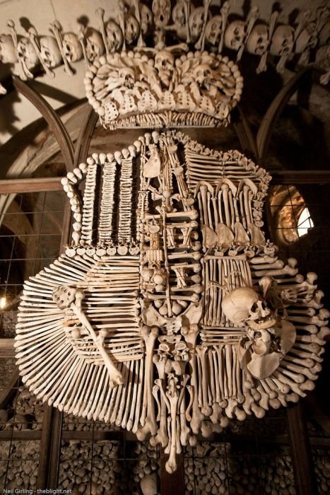 cathedral made out of human remains