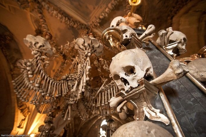 cathedral made out of human remains