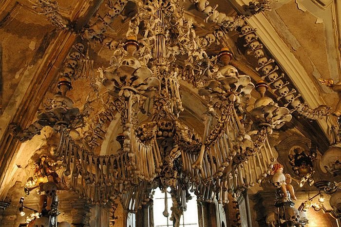 cathedral made out of human remains