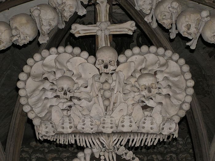 cathedral made out of human remains