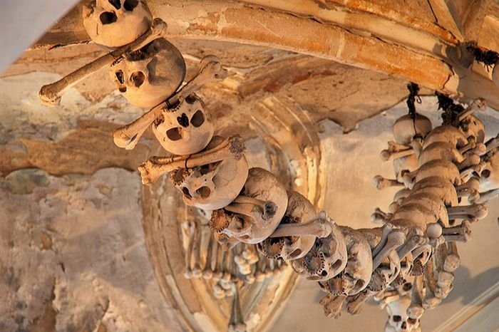 cathedral made out of human remains