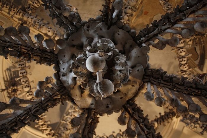 cathedral made out of human remains