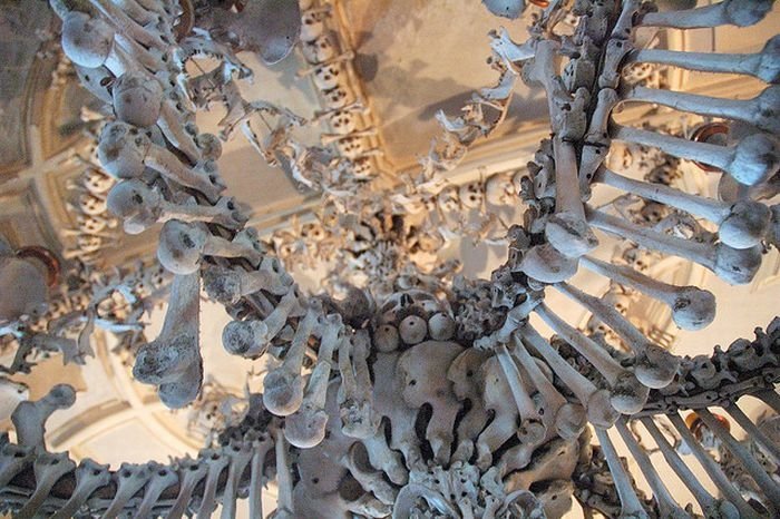 cathedral made out of human remains