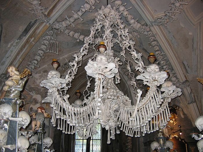 cathedral made out of human remains