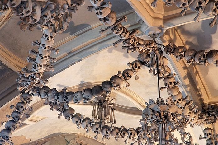 cathedral made out of human remains