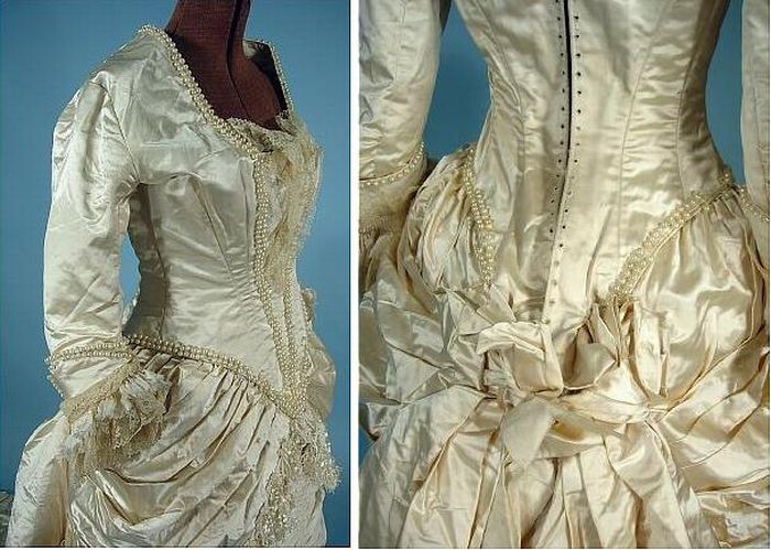 History: Evolution of wedding dress 1870 - 1980
