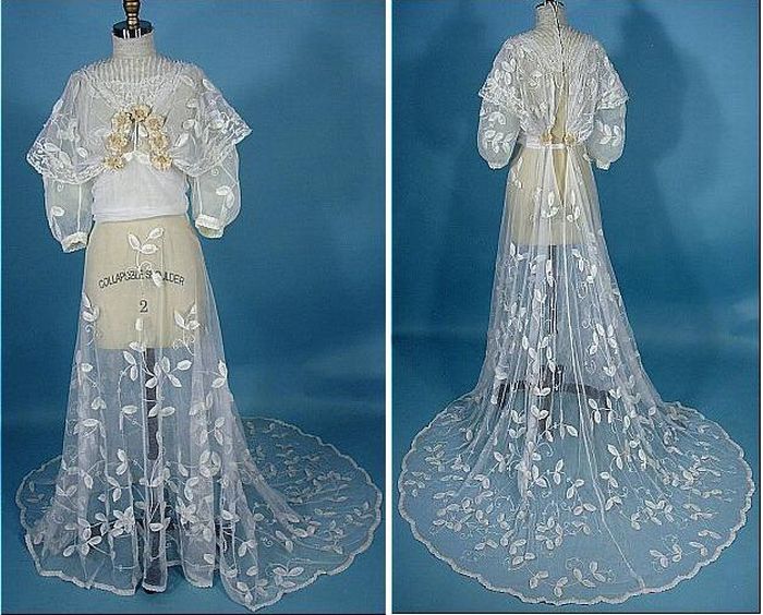 History: Evolution of wedding dress 1870 - 1980