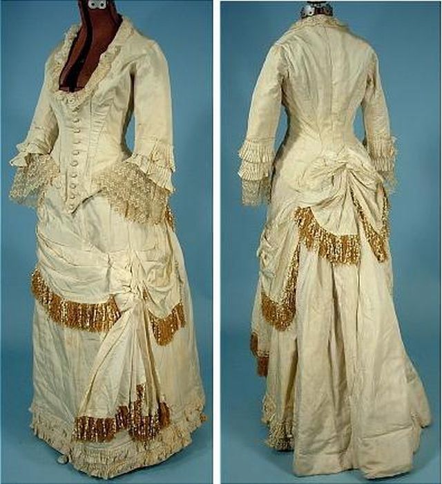 History: Evolution of wedding dress 1870 - 1980