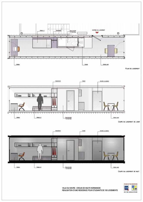 shipping containers dormitory