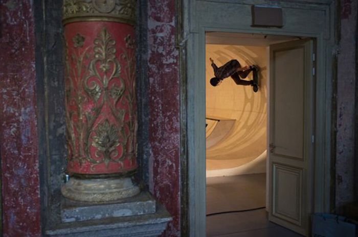 skateboarding room