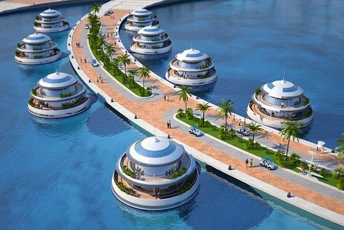 Amphibious 1000 luxury resort by Giancarlo Zema, Qatar