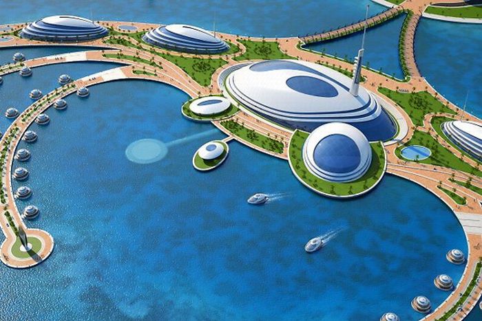 Amphibious 1000 luxury resort by Giancarlo Zema, Qatar