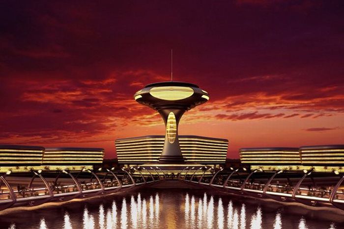 Amphibious 1000 luxury resort by Giancarlo Zema, Qatar