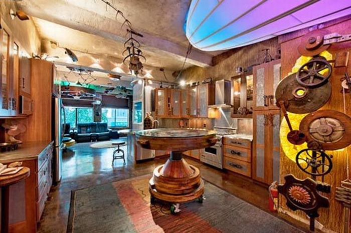 Steampunk apartment, New York City, United States