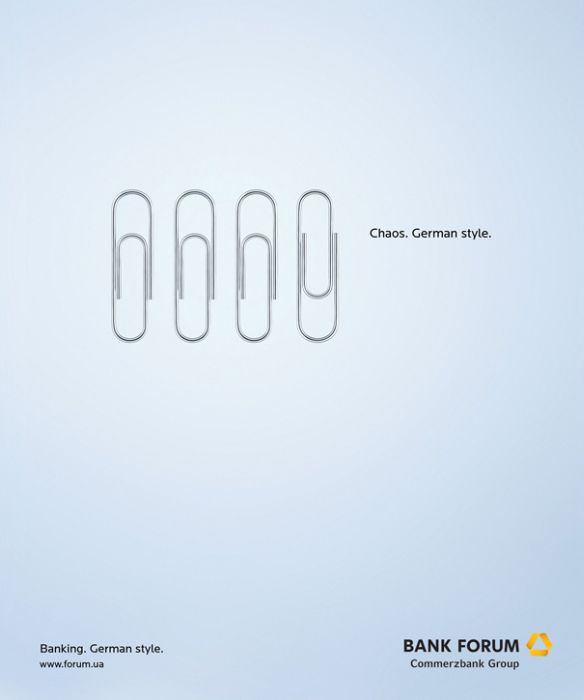 minimalist design print advertisement
