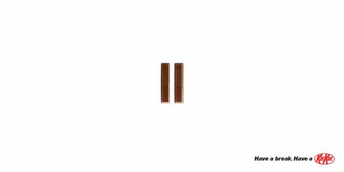 minimalist design print advertisement