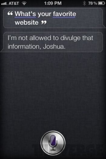 Siri, iOS intelligent personal assistant answers, iPhone 4S