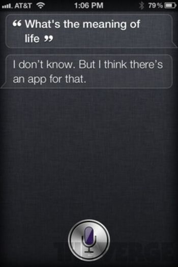 Siri, iOS intelligent personal assistant answers, iPhone 4S