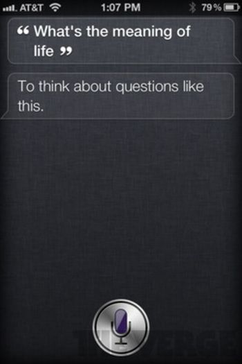 Siri, iOS intelligent personal assistant answers, iPhone 4S