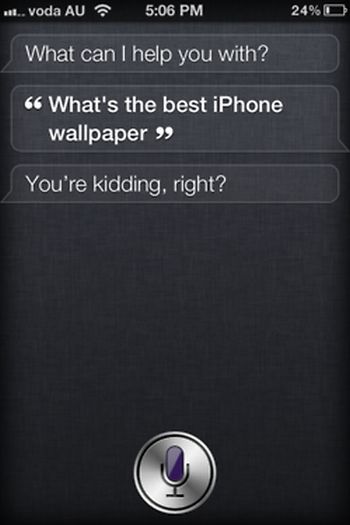 Siri, iOS intelligent personal assistant answers, iPhone 4S