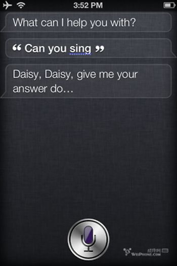 Siri, iOS intelligent personal assistant answers, iPhone 4S