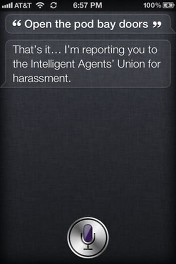 Siri, iOS intelligent personal assistant answers, iPhone 4S