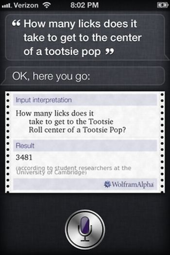 Siri, iOS intelligent personal assistant answers, iPhone 4S