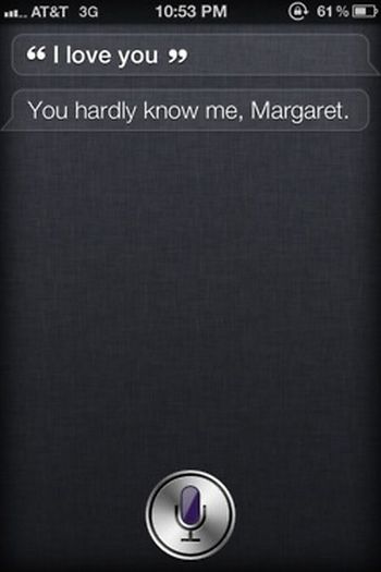 Siri, iOS intelligent personal assistant answers, iPhone 4S