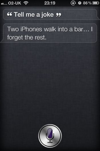 Siri, iOS intelligent personal assistant answers, iPhone 4S