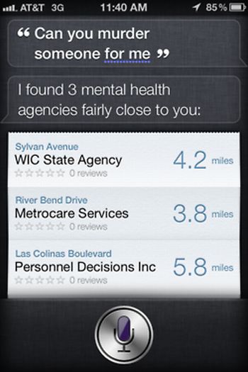 Siri, iOS intelligent personal assistant answers, iPhone 4S