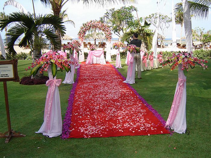 beach wedding decoration