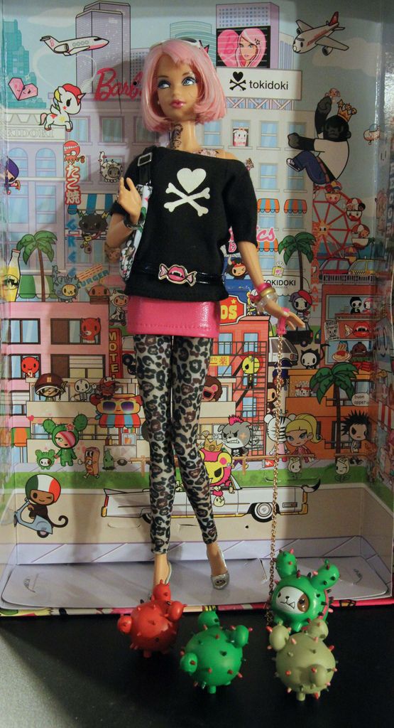 modern barbie with tattoos