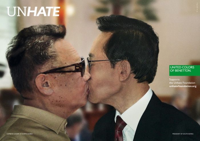 Unhate' campaign by Benetton