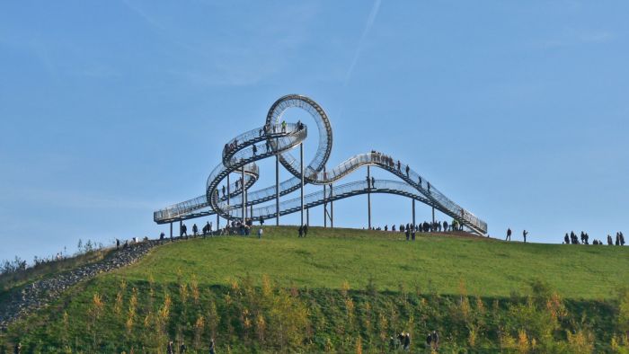 Tiger & Turtle Magic Mountain. walkable roller coaster, Duisburg, Germany