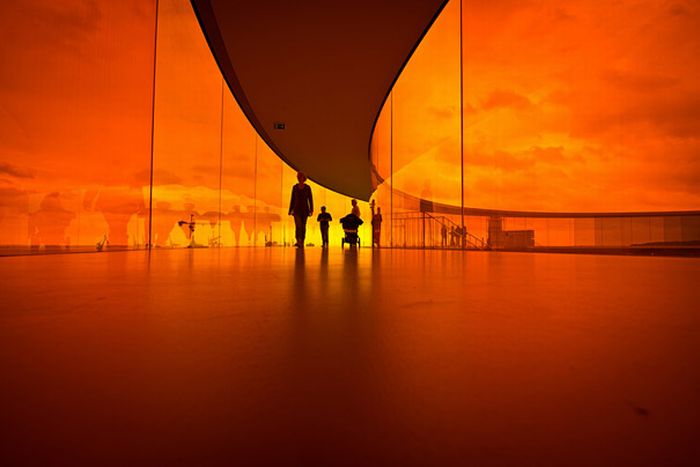 Your rainbow panorama by Ólafur Elíasson, ARoS art museum, Aarhus, Denmark