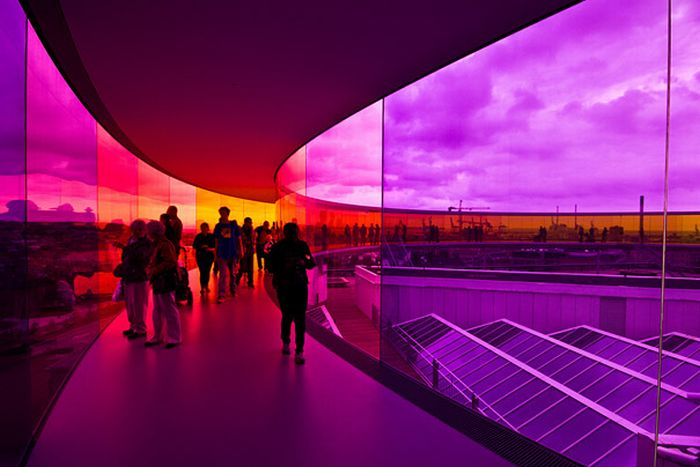 Your rainbow panorama by Ólafur Elíasson, ARoS art museum, Aarhus, Denmark