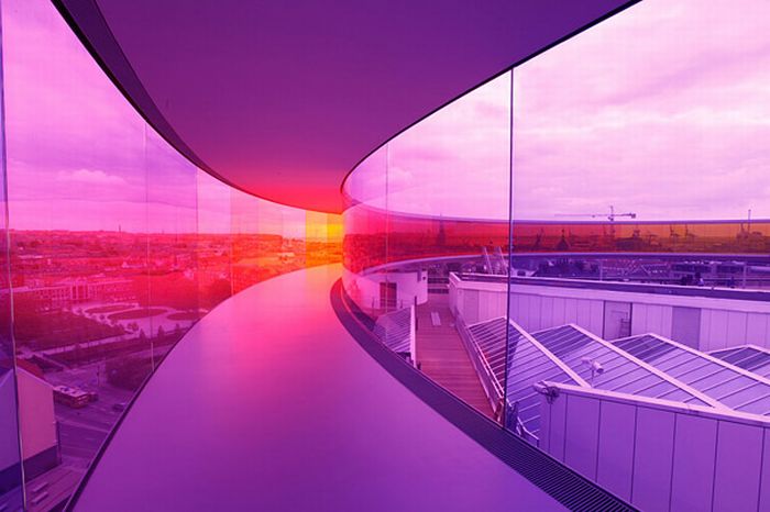 Your rainbow panorama by Ólafur Elíasson, ARoS art museum, Aarhus, Denmark