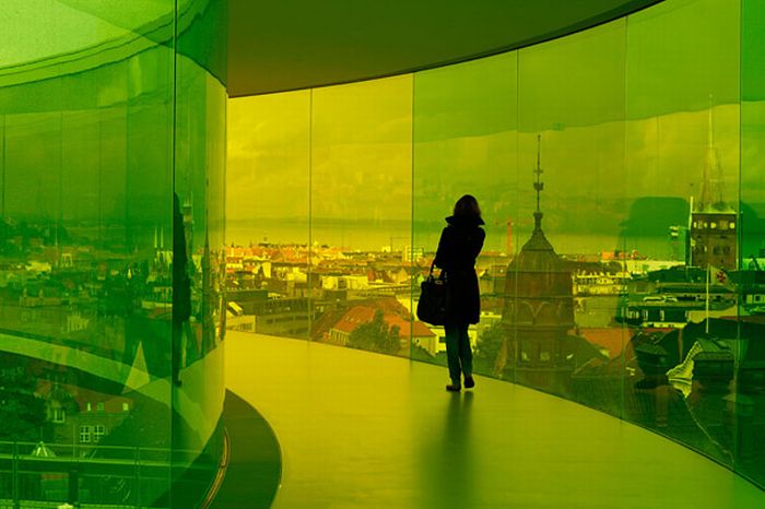 Your rainbow panorama by Ólafur Elíasson, ARoS art museum, Aarhus, Denmark