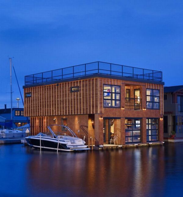 Floating House by Designs Northwest Architects, Lake Union, Seattle, Washington, United States