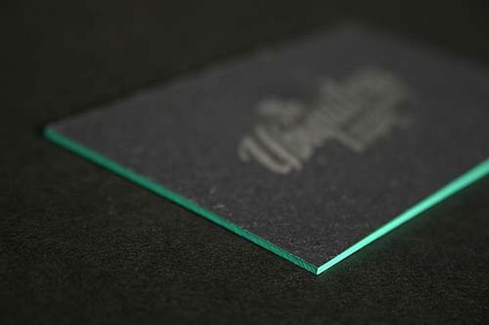 creative edge painted business card